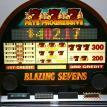 top of Blazing 7s showing the progressive display and deluxe top box speakers.